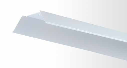 reflector batten twin tube with white powder coated metal reflector3