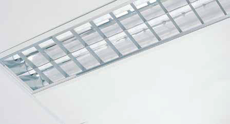 Recessed Plaster T8 - Armstrong Recessed Plaster With Back Reflector